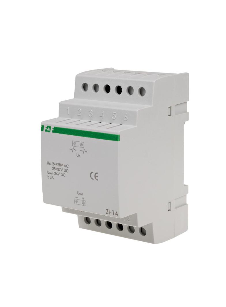 Stabilizator impulsowy 24V 24-28V AC / 28-37V DC 3A ZI-14 F&F