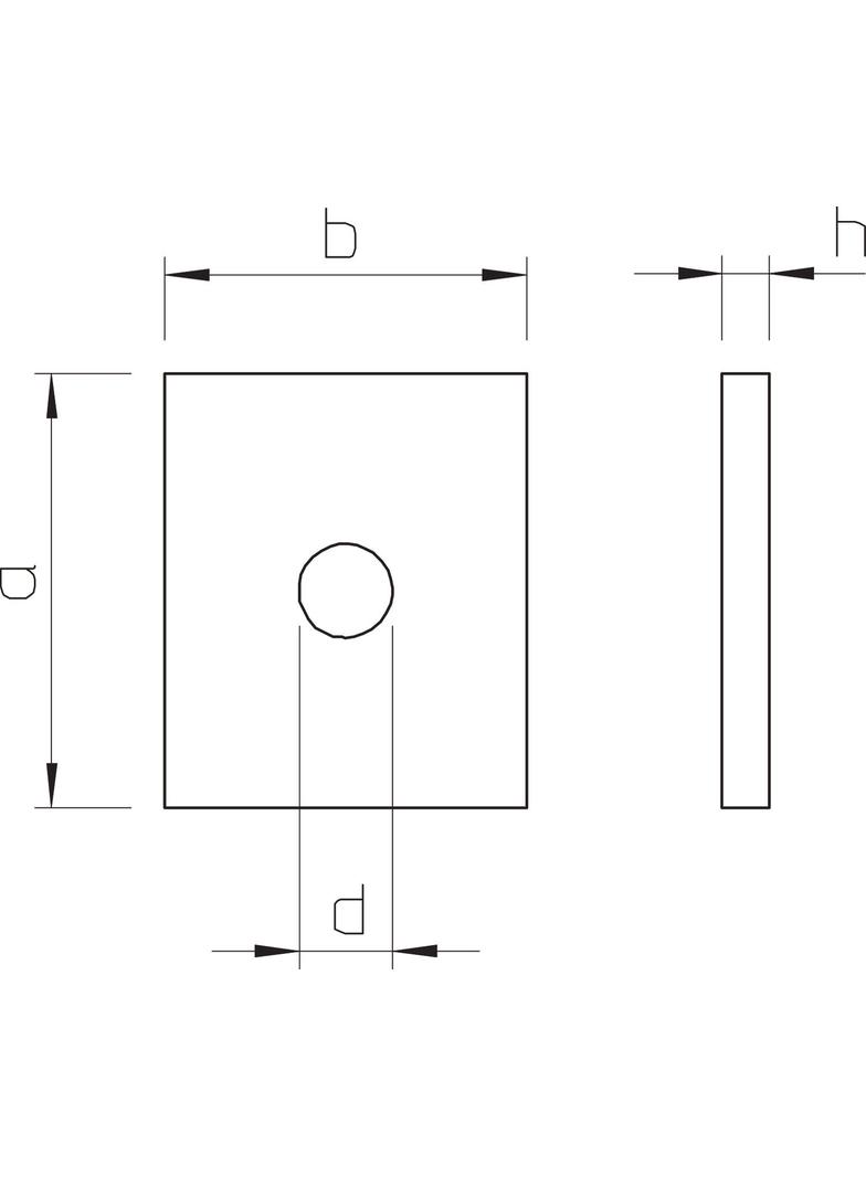 PŁYTKA DOCISKOWA 50X60 MM FT