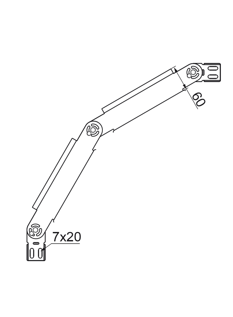 LLBJ200H60 Łuk przegubowy 1,0 mm