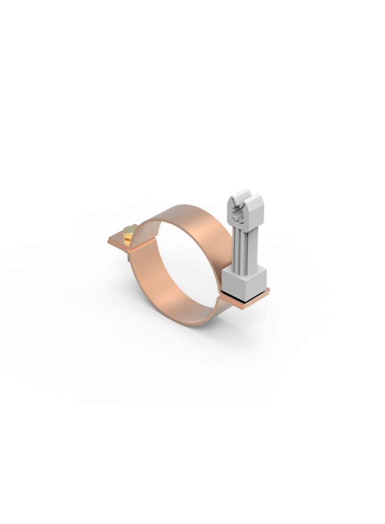 CU UCHWYT DO RURY SPUSTOWEJ FI 100/P 64.10/P CU