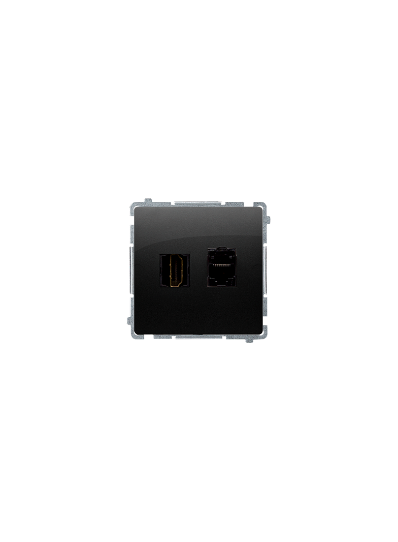 "Simon BASIC WMUH-01xxx1-Y011 Gniazdo HDMI + RJ45 kat.6. (moduł)