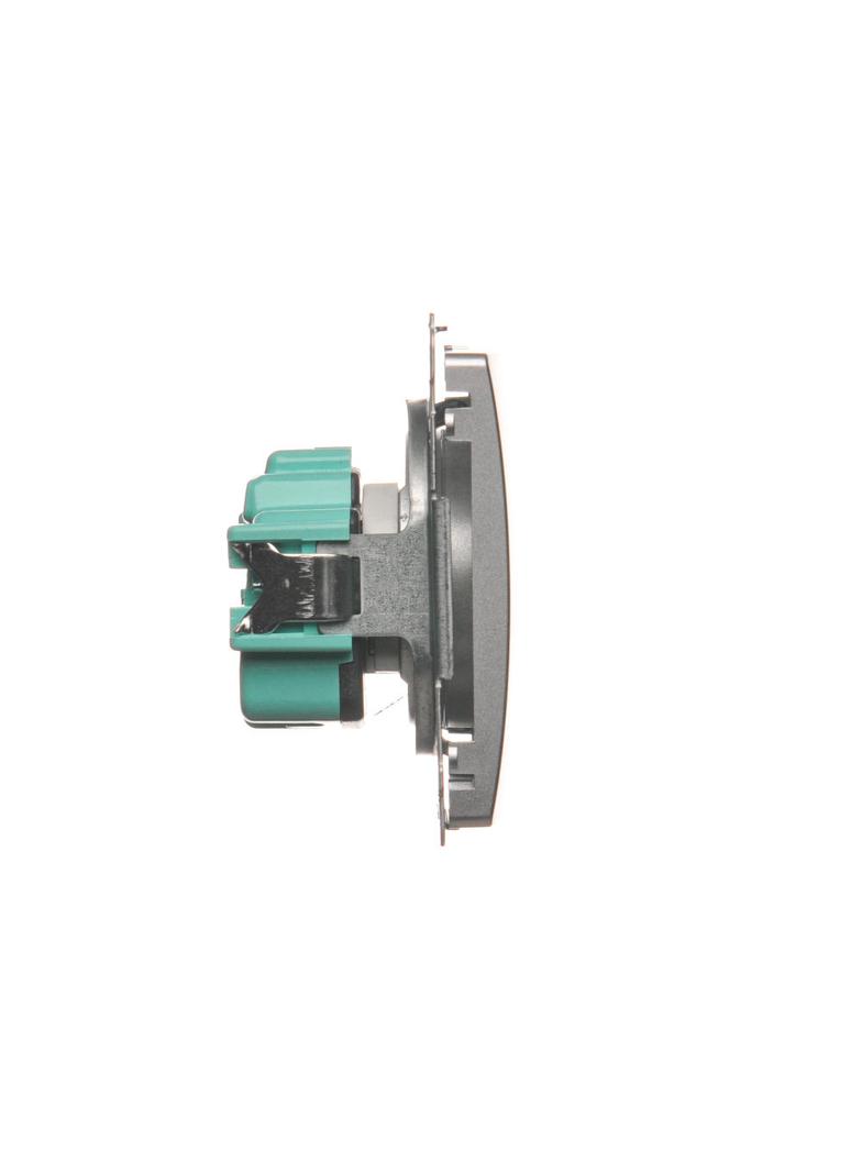 Simon Basic Gniazdo wtyczkowe bez uziemienia z przesłonami torów prądowych 16A 250V zaciski śrubowe srebrny mat BMG1Z.01/43 BMG1z.01/43 KONTAKT