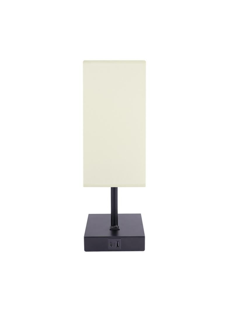 Lampka stołowa SANTI E14 WHITE/BLACK