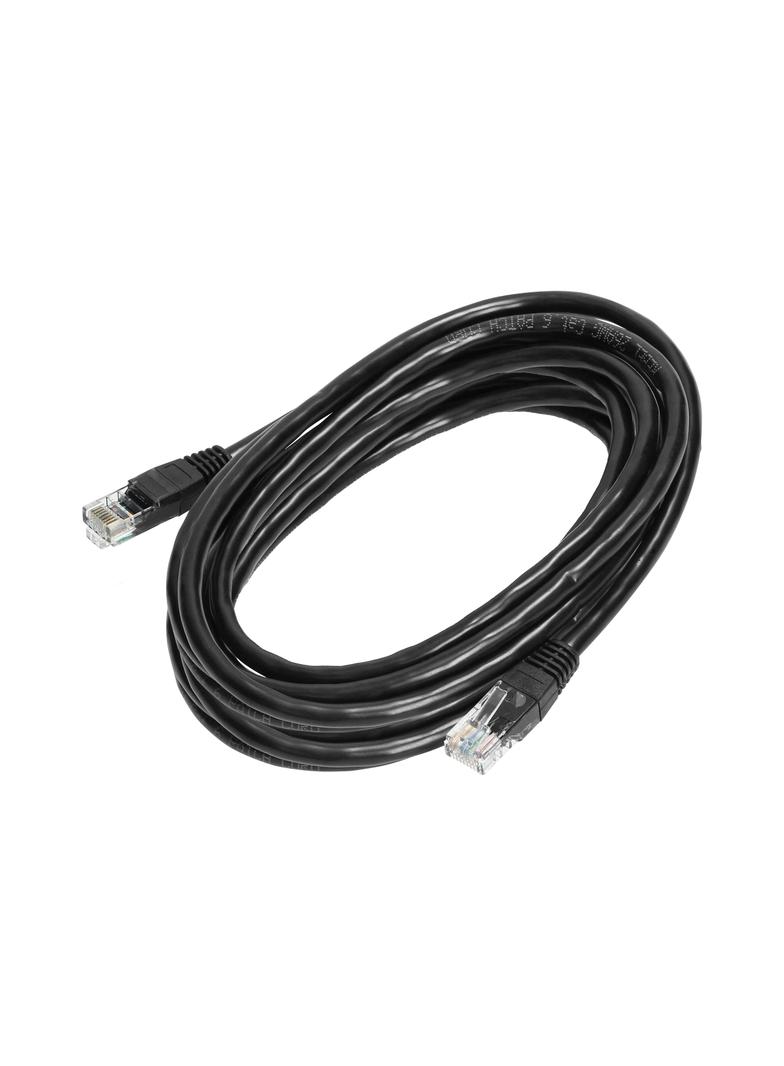 Kabel sieciowy Patchcord UTP CAT.6 wtyk - wtyk 5m CZARNY