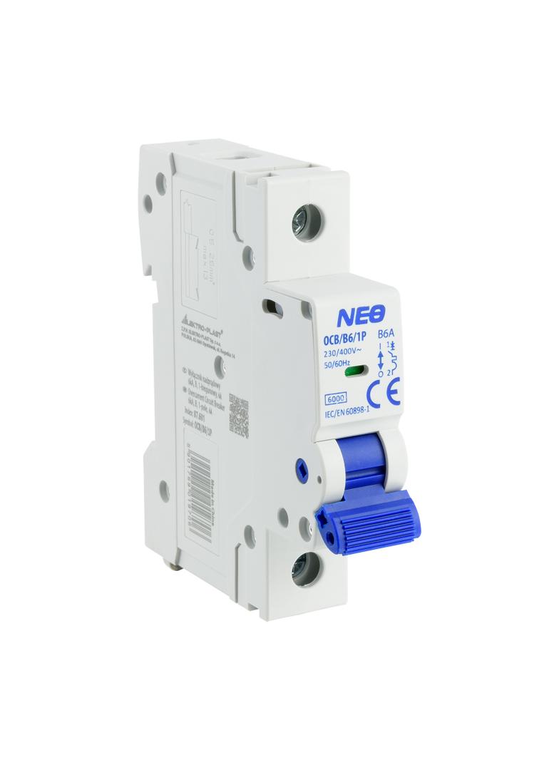 Wyłącznik nadprądowy 6kA 1P B6A OCB/B6/1P 87.601 OPATÓWEK