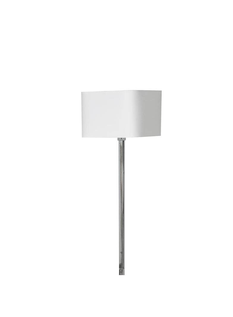 Milagro lampa podłogowa Napoli E27 biały/chrom 150cm ML6364
