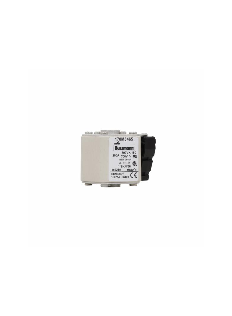 FUSE 200A 690V 1 BKN 50 AR UC Wkładka szybka 200A AC 690V rozmiar 1 aR IEC UL 170M3465 EATON
