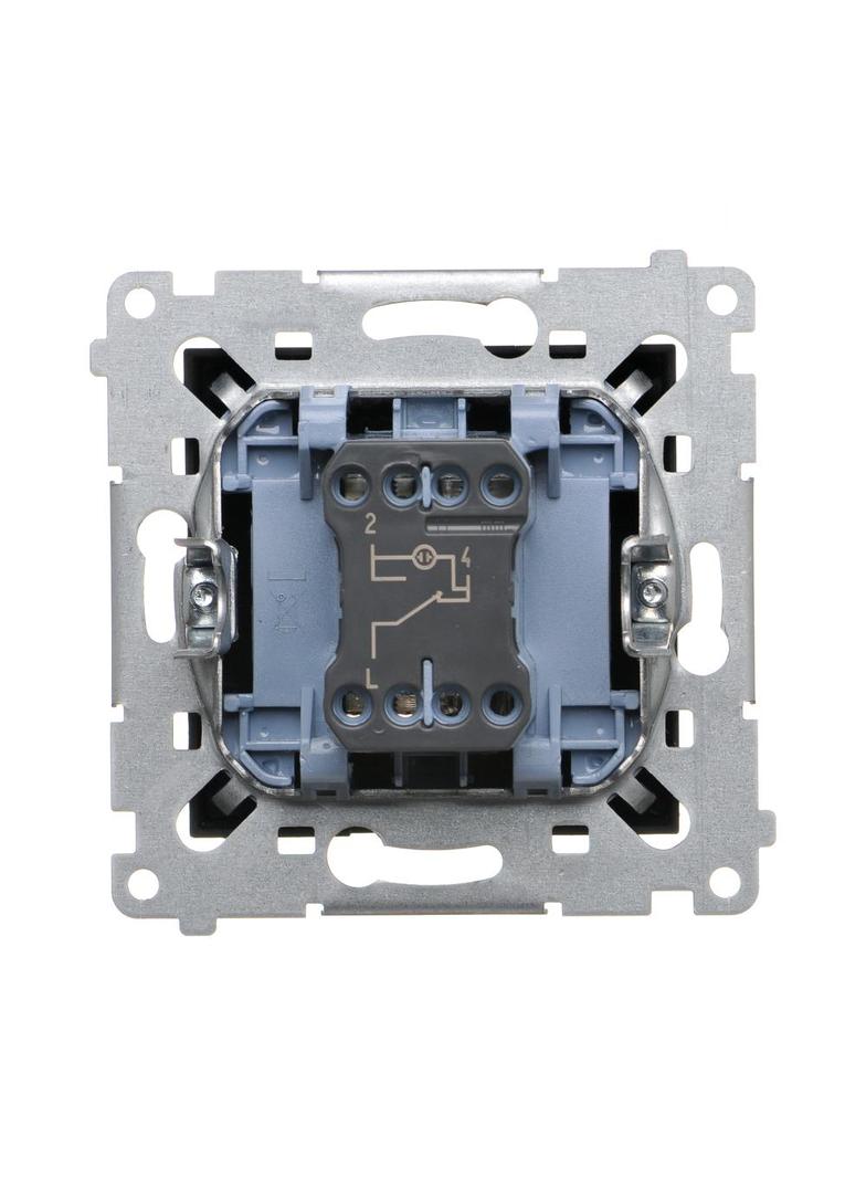Simon 54 Łącznik schodowy z podświetleniem LED bez piktogramu 16A 250V zaciski śrubowe czarny DW6AL.01/X/49 KONTAKT