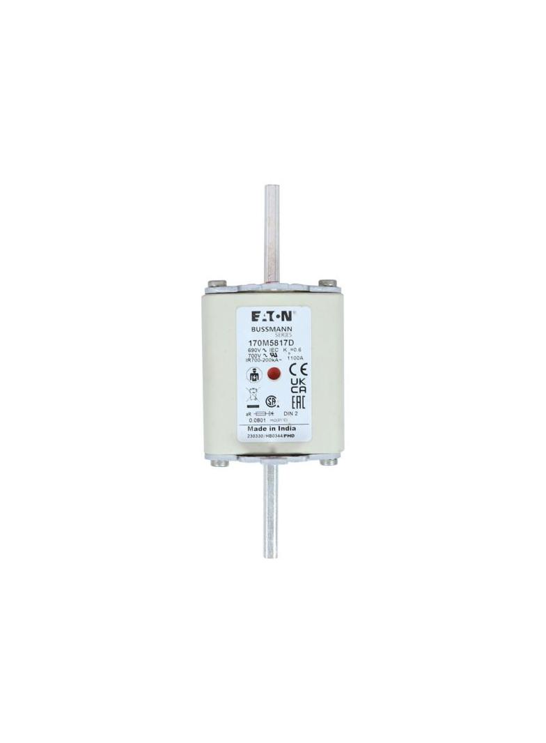 1100A 690V aR DIN 2 HSDNH FUSE Wkładka szybka 1100A AC 690V DIN 2 aR DIN IEC podwójny wskaź 170M5817