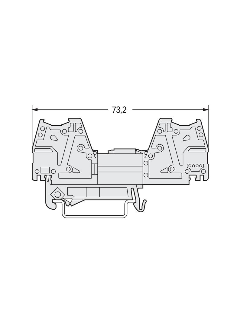 adapter na szynę TS 35 /48szt./ WAGO