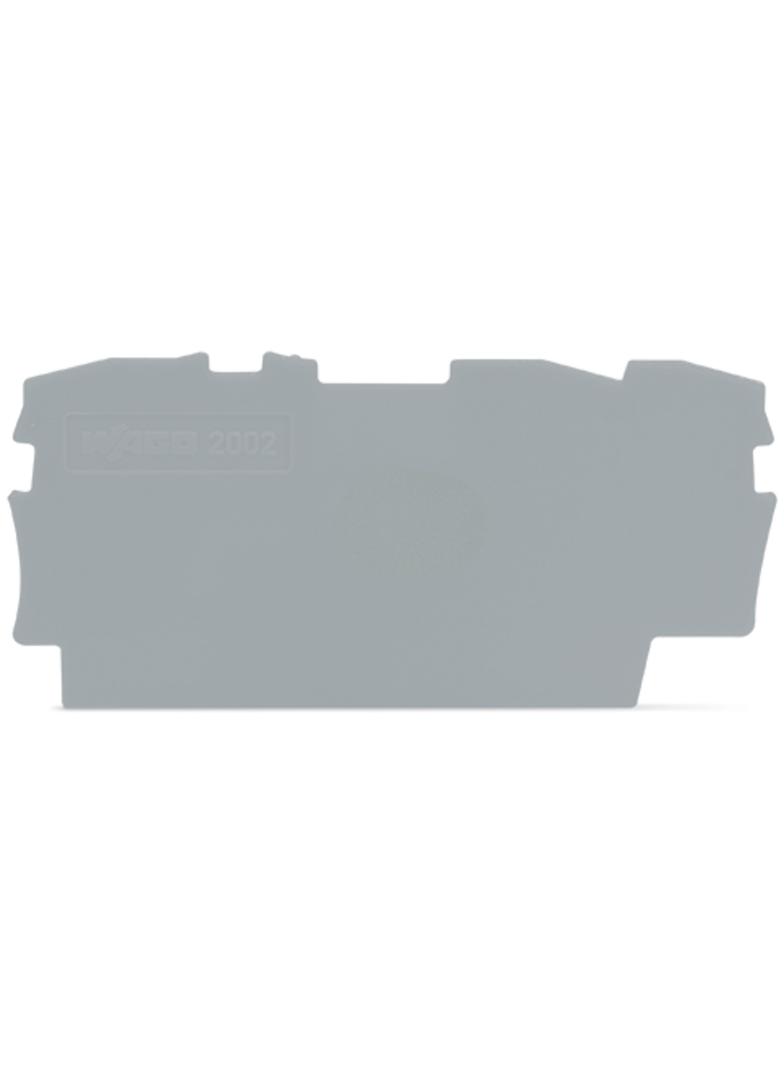 Ścianka końcowa szara TOPJOBS 2002‑1391 /25szt./ WAGO