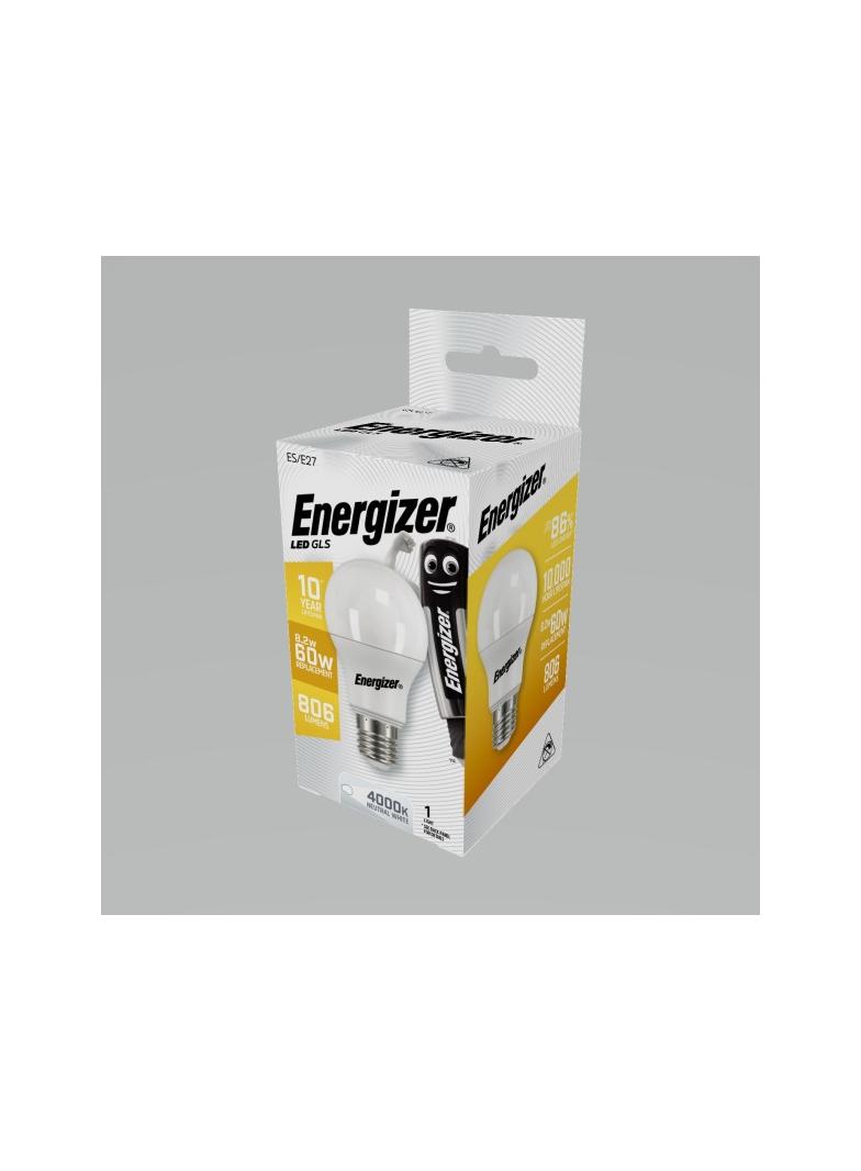 ENERGIZER ŻARÓWKA LED BULB E27 806LM 60W neutralna barwa 220-240V