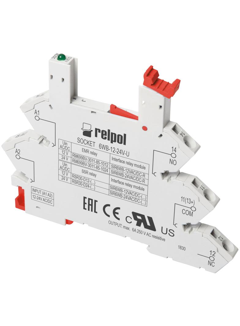 6WB-220-240V-U Przekaźnik Interfejsowy
