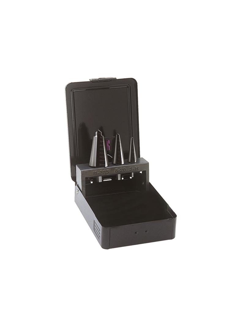 Zestaw wierteł łuszczących HSS do blach o 3-30 mm 231312 HAUPA
