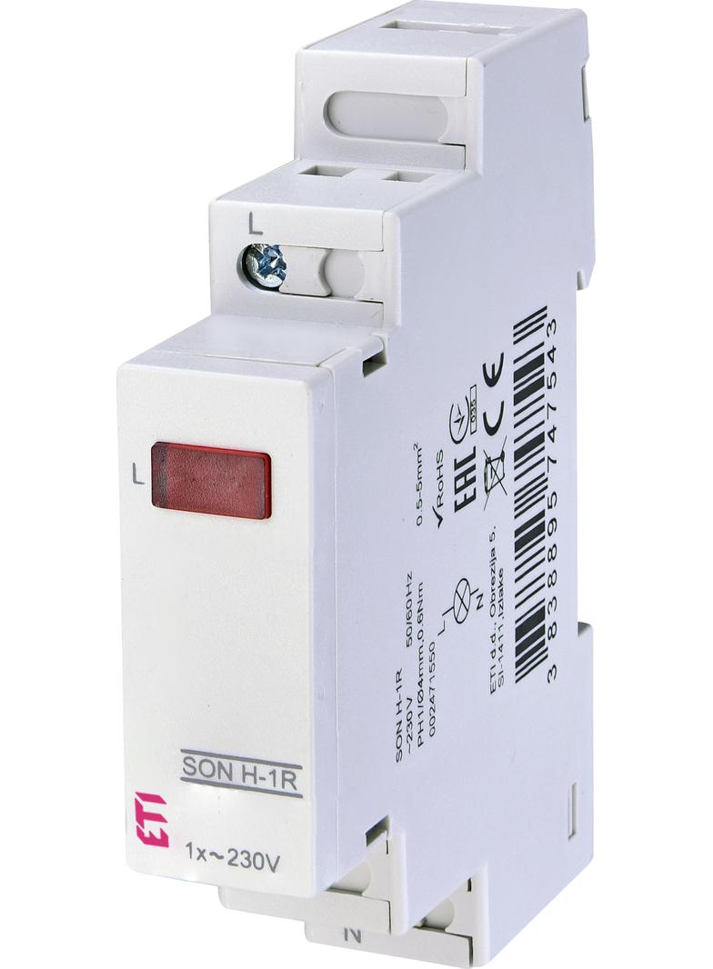 Sygnalizator obecności napięcia (1 x czerwona LED) SON H-1R 002471550 ETI