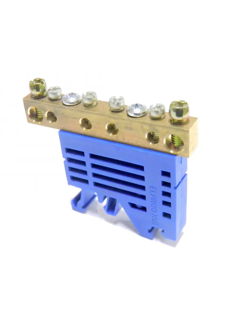 Z-2101 ,  Zacisk ochronny, otwory: 2x16 mm2, 4x4 mm2 , niebieski