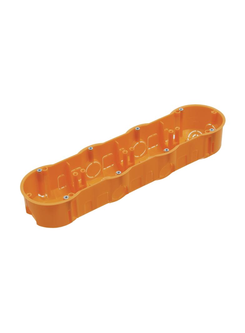 Puszka Pk 60 poczwórna Pomarańczowa Wkręt