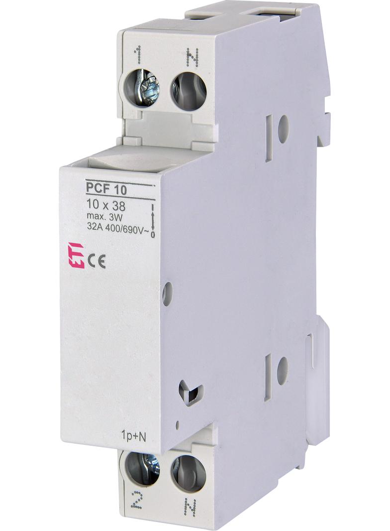 Rozłącznik bezpiecznikowy PCF 10 1P+N 002550002 ETI