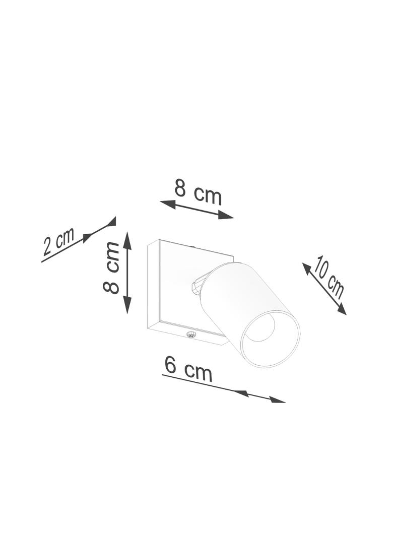 Kinkiet WINX czarny/miedź