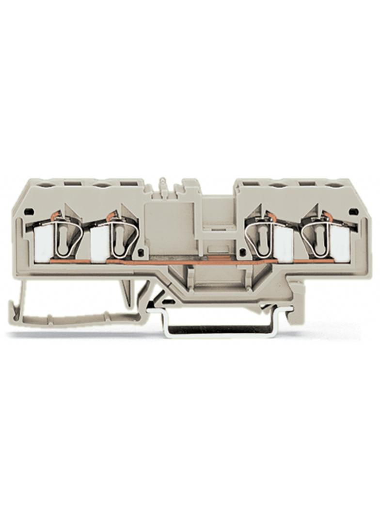 złączka 4-przewodowa Ex 4 mm2 jasnoszara