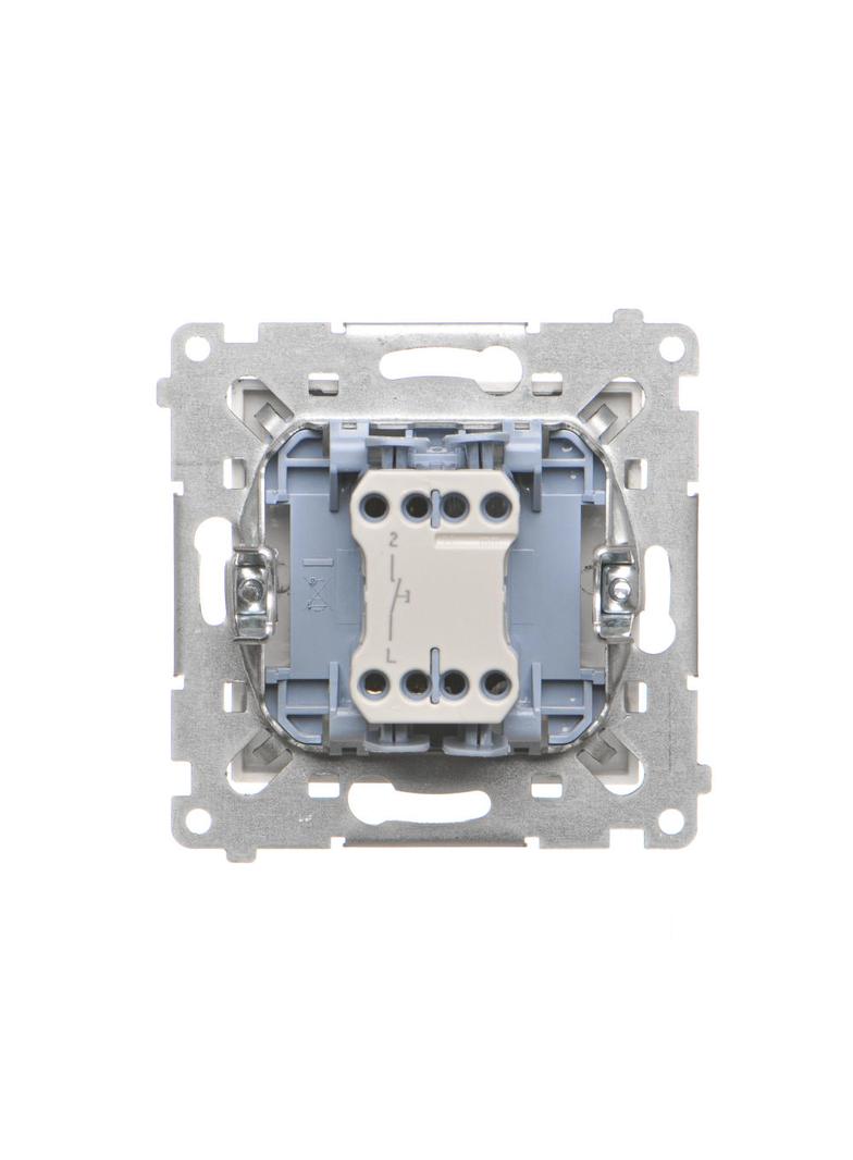 Simon 55 Przycisk zwierny /światło/ szybkozłączka Biały mat