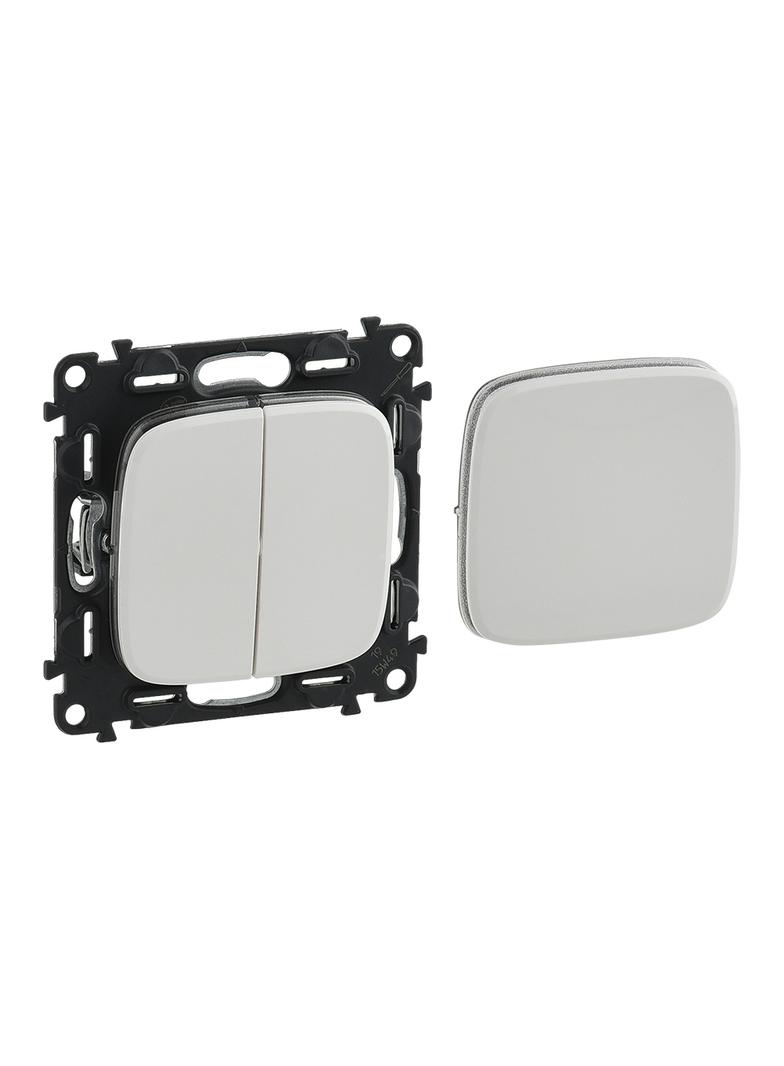 VALENA ALLURE - ŁĄCZNIK PODWÓJNY WIELOFUNKCYJNY BIAŁY, Legrand