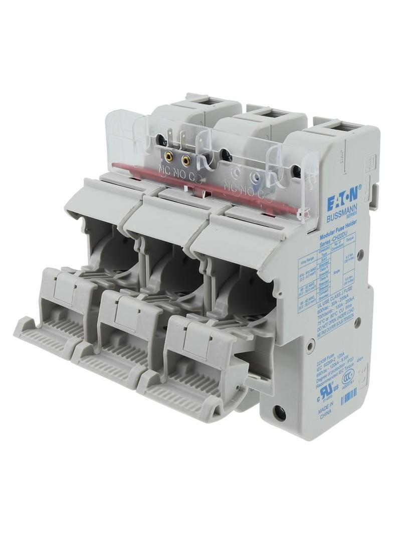 Podstawa bezpiecznikowa 22x58 3P 125A 690V AC mikroprzekaźnik CH223DMSU-F EATON