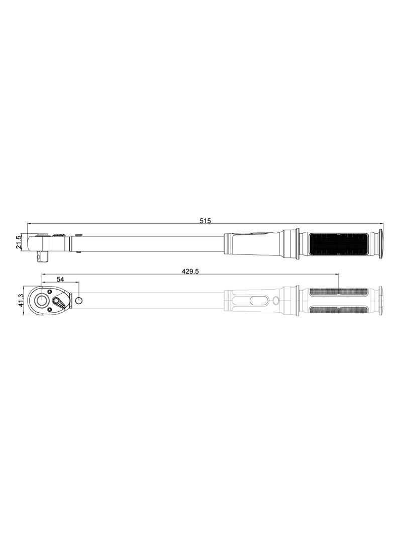 Klucz dynamometryczny 1/2", 40-200 Nm