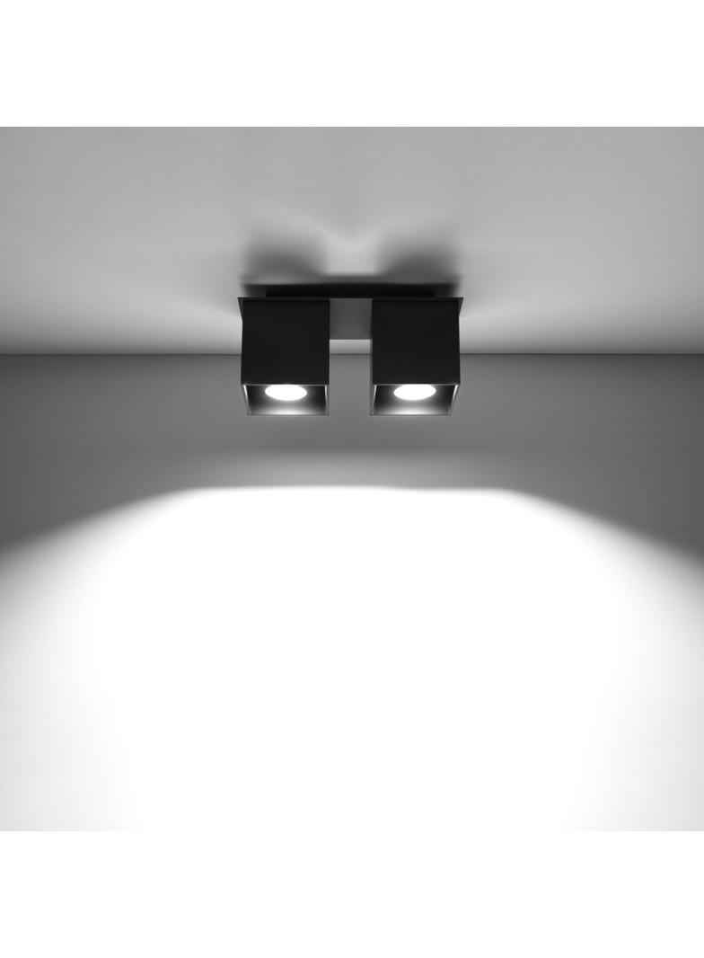 Sollux Plafon QUAD 2 czarny SL.0063