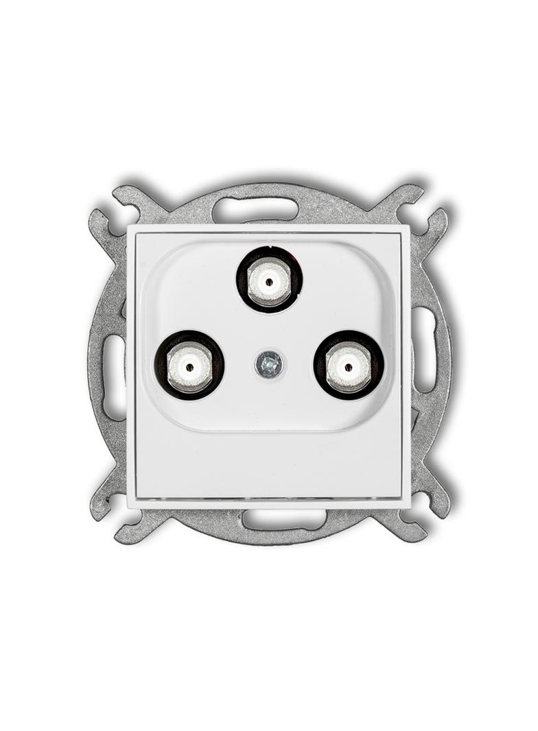 MINI Mechanizm gniazda multimedialnego 3F DATA (Vectra) biały