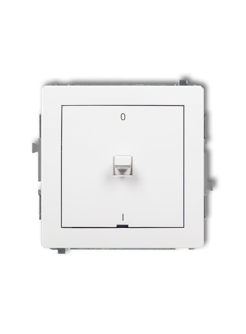 DECO Mechanizm łącznika dwubiegunowego w stylu amerykańskim biały mat