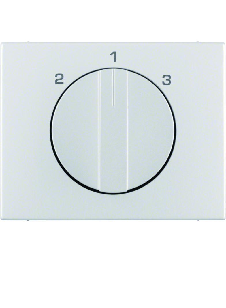 K.5 Płytka czołowa z pokrętłem do łącznika 3-poz. bez pozycji  0  alu