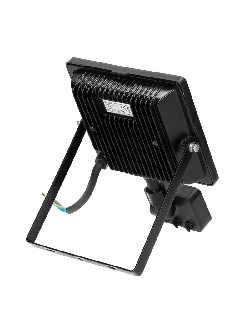 ALLED 30W Naświetlacz LED z PIR 2400lm IP44 4000K Alu+szkło FL/R-2 ORNO