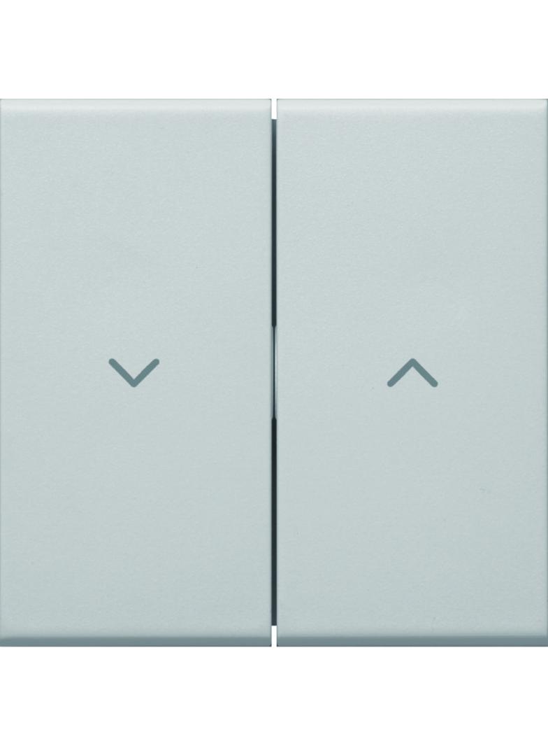 tehalit.WA Klawisze symbol  strzałki  do łącznika żaluzjowego PC-ABS jszary