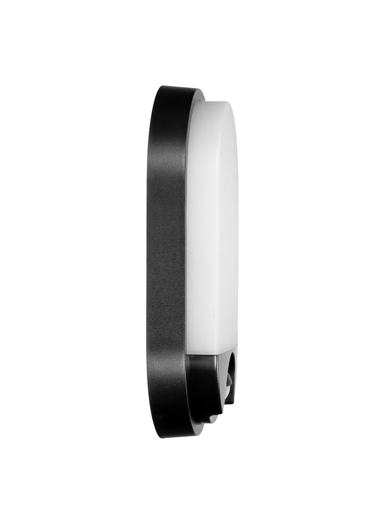 NEFRYT LED 15W, oprawa ogrodowa z czujnikiem ruchu, 1100lm, IP54, 4000K, czarna AD-OP-6147BLPMR4 ORNO
