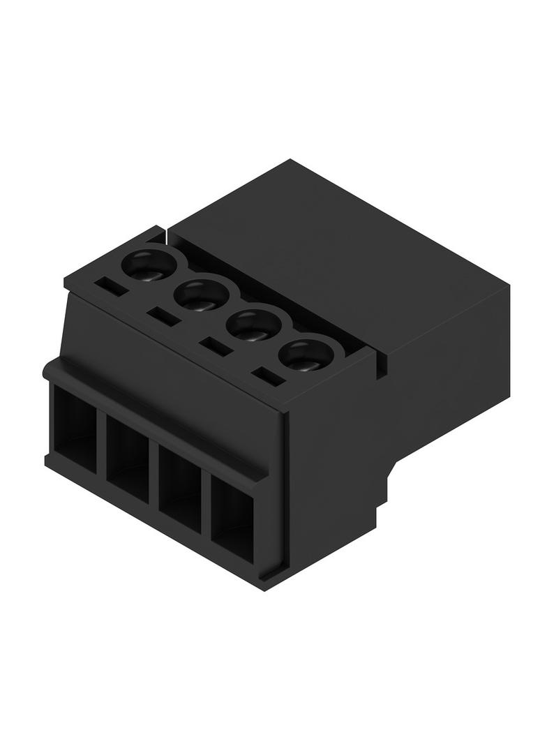 SCZ 3.81/04/180G SN BK BX Wtyk PCB (złącze wiązki), 3.81 mm, Liczba biegunów: 4, Przyłącze z jarzmem /50szt./ 1970030000 WEIDMÜLLER