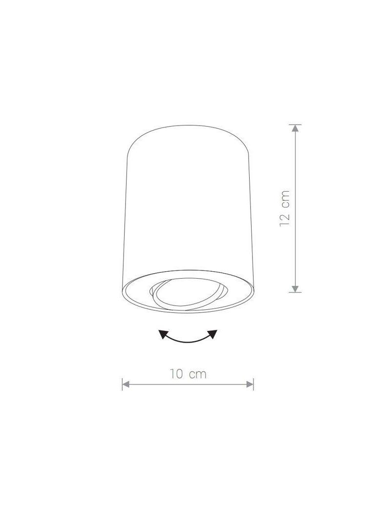 Nowodvorski plafon techniczny Set GU10 biały O10,5cm 8895