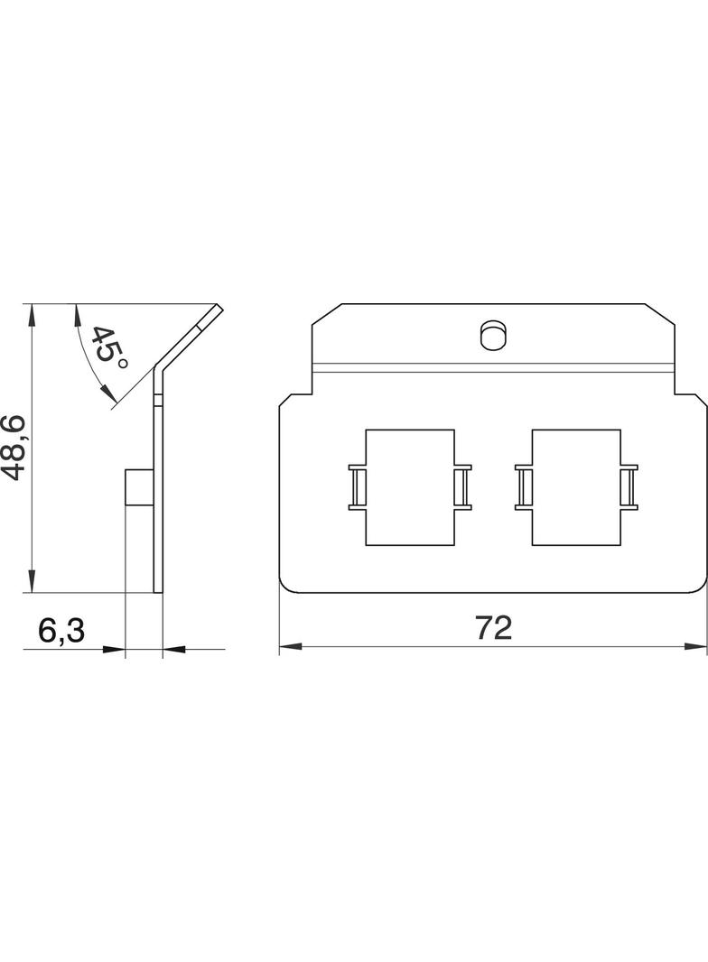 MTM2N, PŁYTKA WSPORNIKA