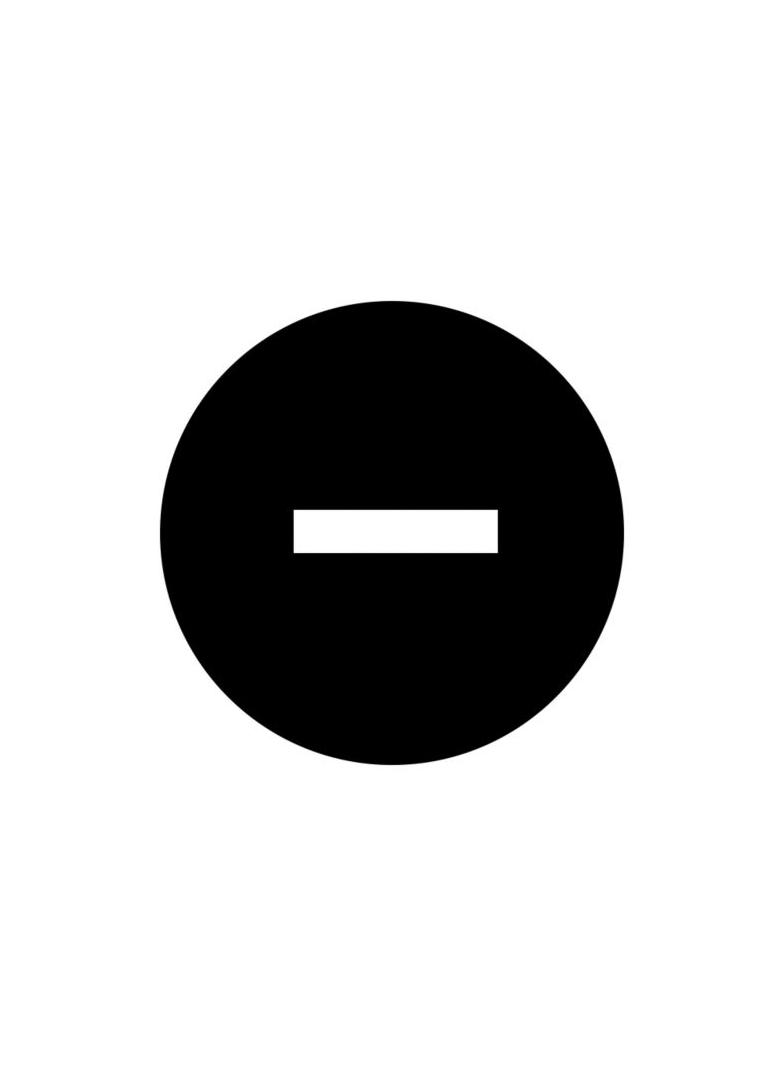 M22-XDH-S-X5 Soczewka do przycisku wystającego 22mm płaska czarna z opisem /-/ 218216 EATON