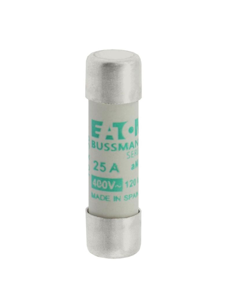 CYLINDRICAL FUSE 10 x 38 25A AM 400V AC Wkładka cylindryczna 10 x 38mm 25A AM 500V AC C10M25 EATON