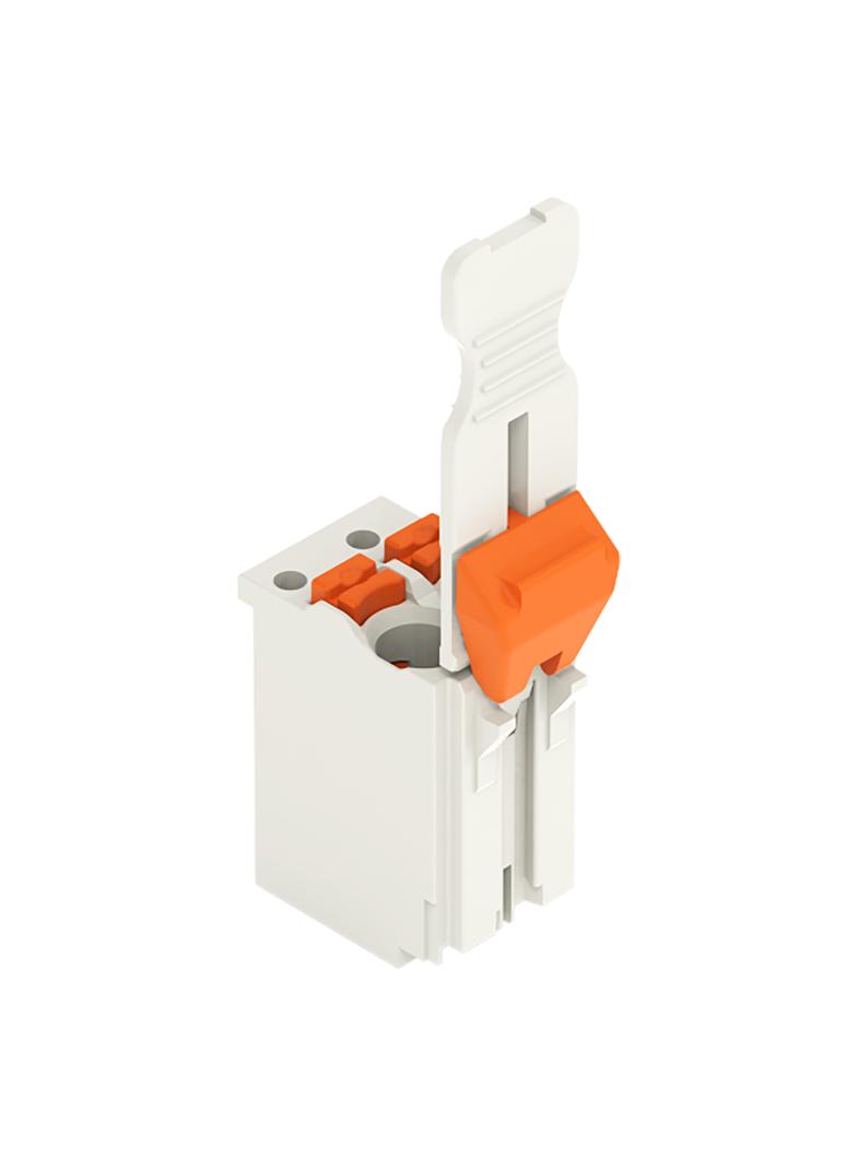 Gniazdo picoMAX raster 3,5mm 2‑biegunowe z płytką uchwytową i suwakiem 2091‑1102/002‑000 /100szt./ WAGO