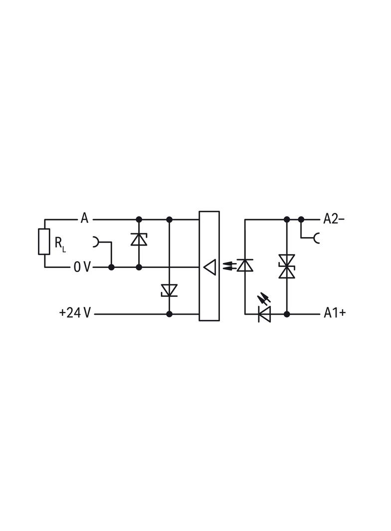 złączka z optoseparatorem mocy 24 V DC