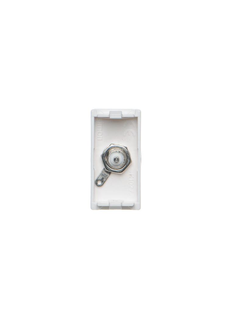 Simon Connect Płytka K45/2 gn. TV żeńskie 225x45mm + wkład czysta biel K102B/9 KONTAKT