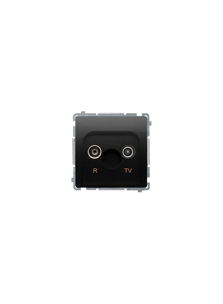 Simon BASIC WMUA-05010z-Y011 Gniazdo antenowe R-TV końcowe, separowane (moduł), 1x we