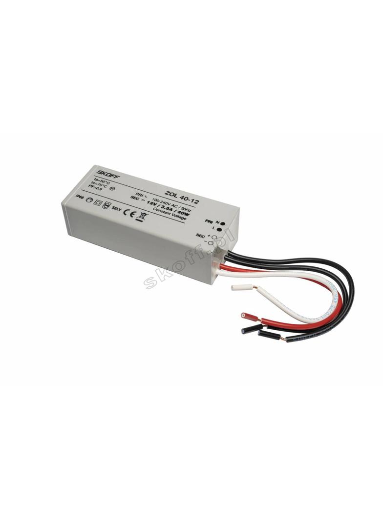 Zasilacz ZOL40-12 100 - 240 V AC / 12 V DC 40 W IP 68