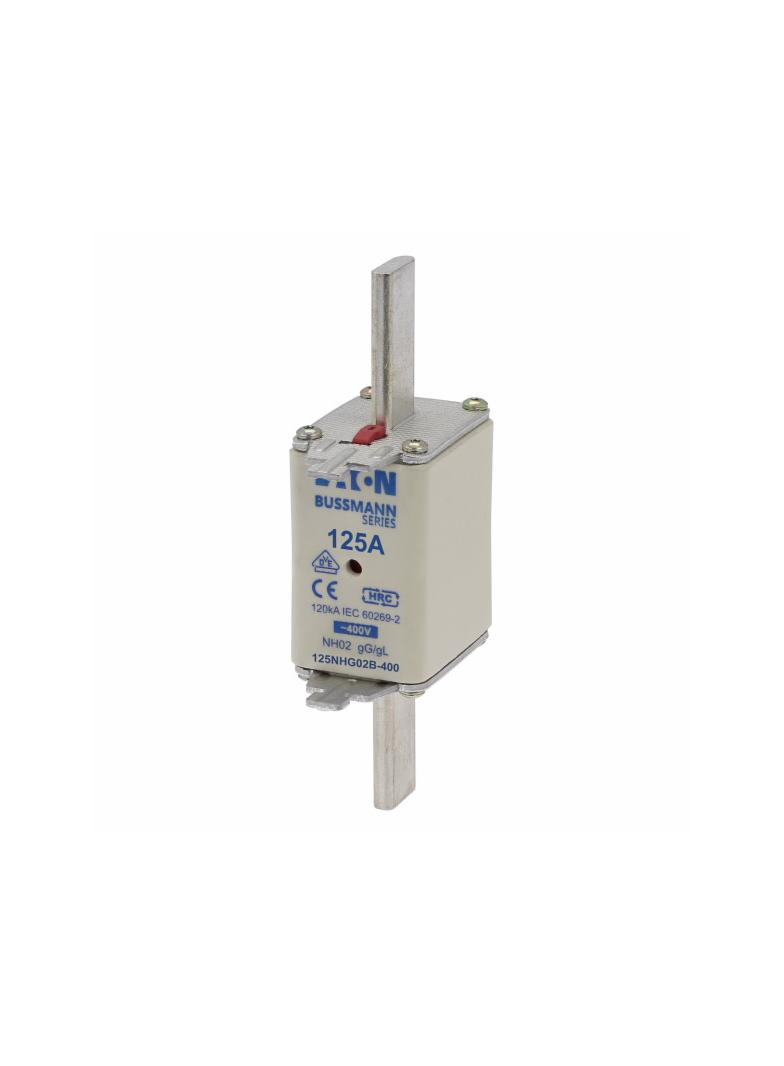 NH FUSE 125A 400V GG/GL SIZE 02 Wkładka NH02 125A 400V GL/GG podwójny wskaźnik 125NHG02B-400 EATON