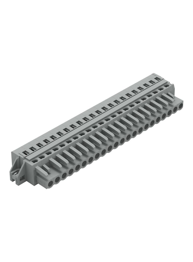 MCS-MIDI Classic gniazdo 22-bieg. szare raster 5 mm /10szt./ WAGO