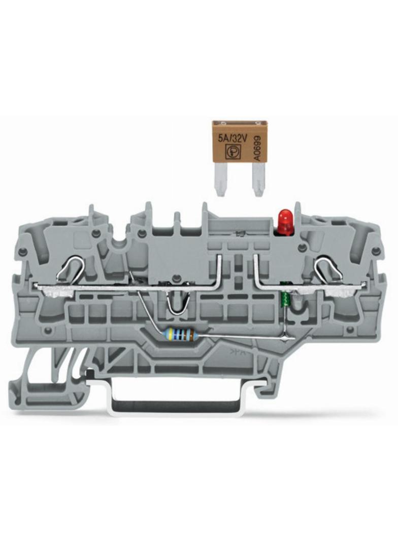 złączka bezpiecznikowa 2-przewodowa do bezpieczników samochodowych