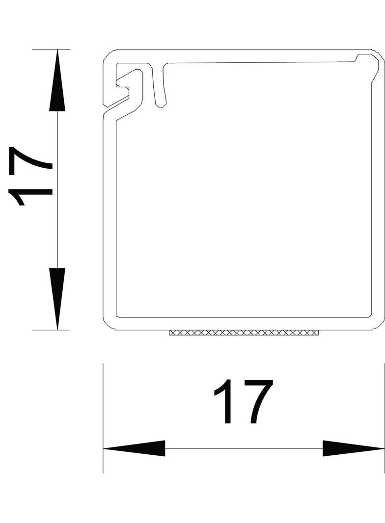 MINIKANAŁ Z POKR.ZAWIAS.17X17