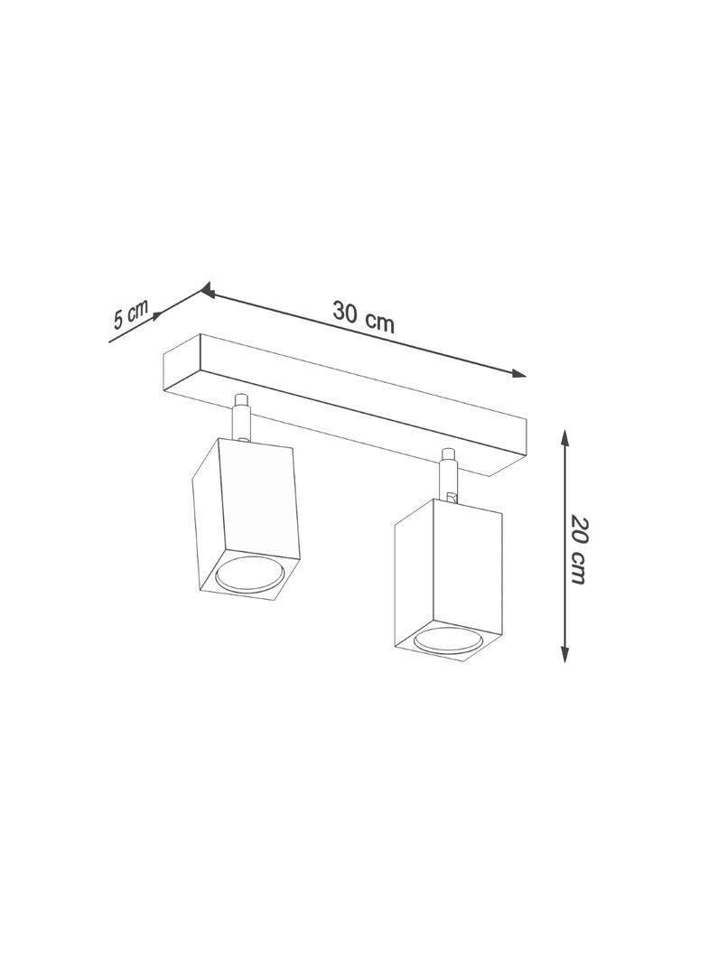 Sollux Plafon KEKE 2 dąb SL.1036
